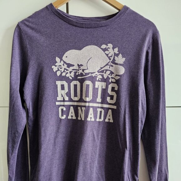 Roots Logo  Long Sleeve T-Shirt - Picture 2 of 8